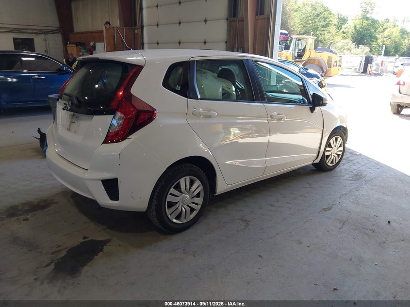 Vin: 3hggk5h56fm725003, lot: 46573461, honda fit lx 20154