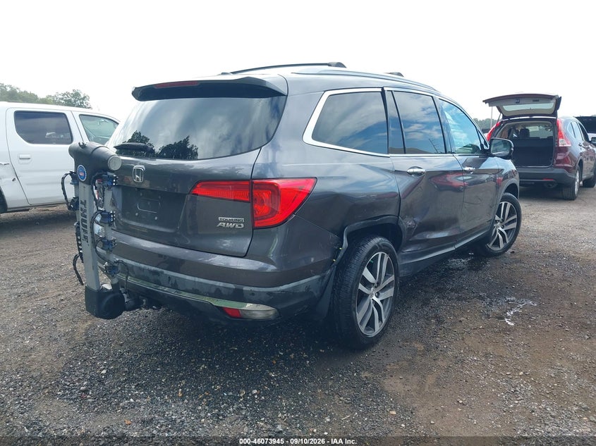 Vin: 5fnyf6h93jb026781, lot: 46573492, honda pilot touring 20184