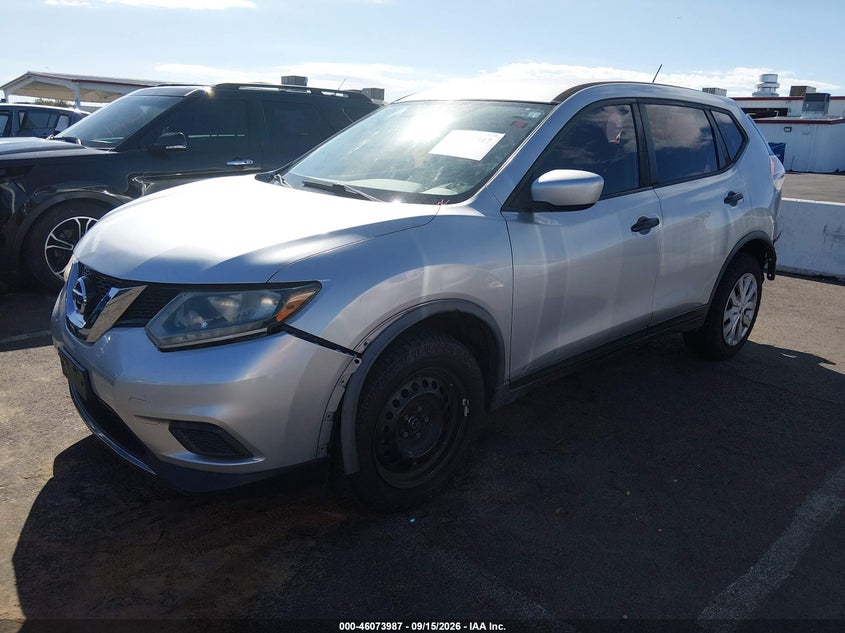 Vin: jn8at2mt3gw000968, lot: 46573534, nissan rogue s 20162