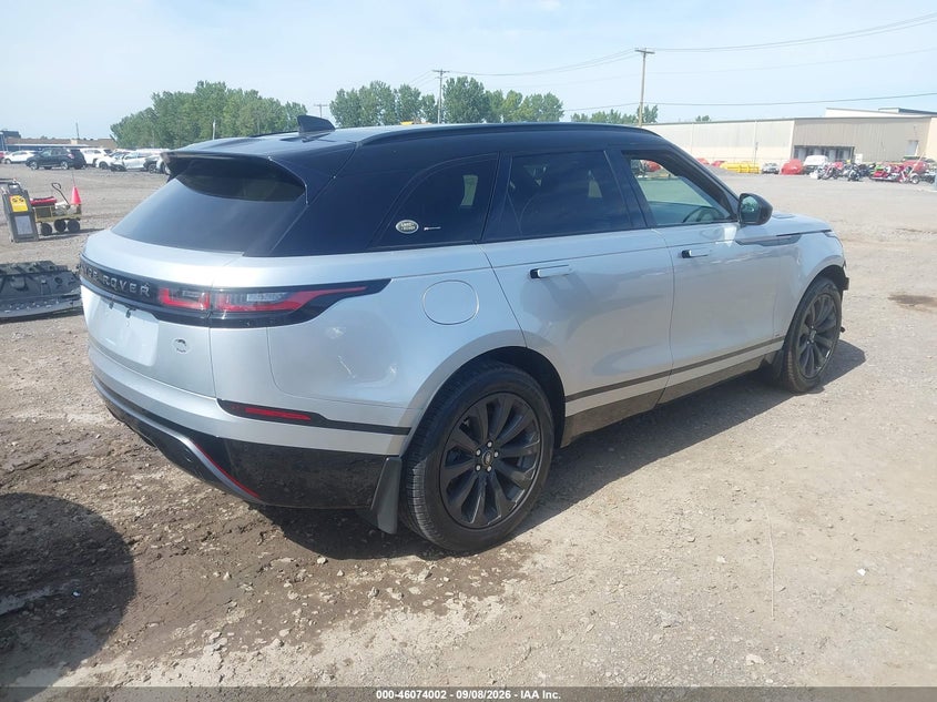 Vin: salyk2ex8la267487, lot: 46573549, land rover range rover velar p250 r-dynamic s 20204