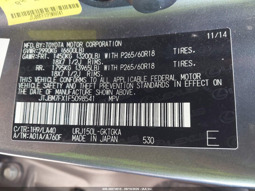 LEXUS GX 460 - zdjęcie 9