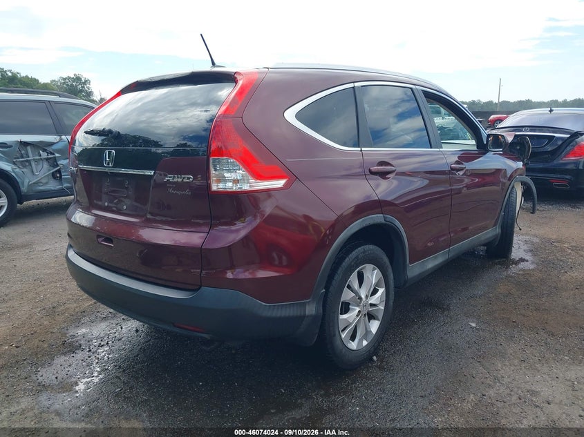 Vin: 5j6rm4h75el066905, lot: 46573571, honda cr-v ex-l 20144
