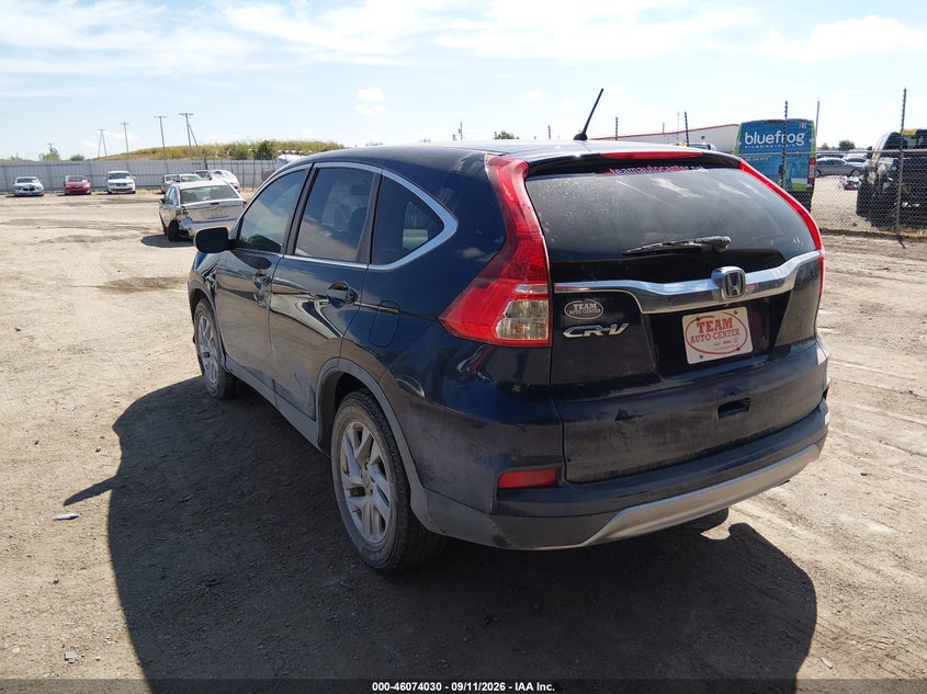 Vin: 3czrm3h53fg704057, lot: 46573577, honda cr-v ex 20153