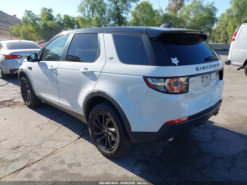 Vin: salcp2bg1hh638620, lot: 46573582, land rover discovery sport se 20173