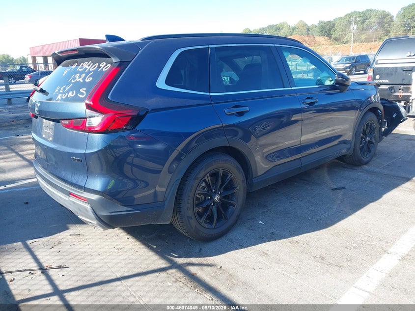 Vin: 2hkrs5h56ph711326, lot: 46573596, honda cr-v hybrid sport 20234