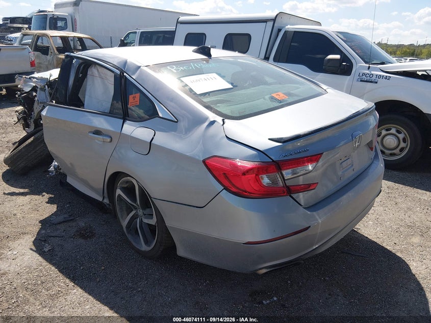 Vin: 1hgcv1f34ma063951, lot: 46573658, honda accord sport 20213