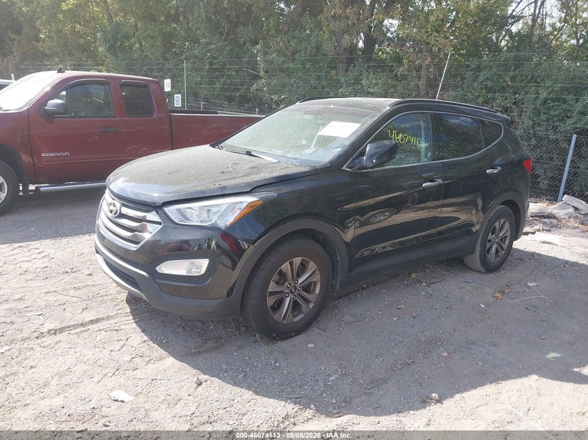 Vin: 5xyzu3lbxgg374288, lot: 46573660, hyundai santa fe sport 2.4l 20162