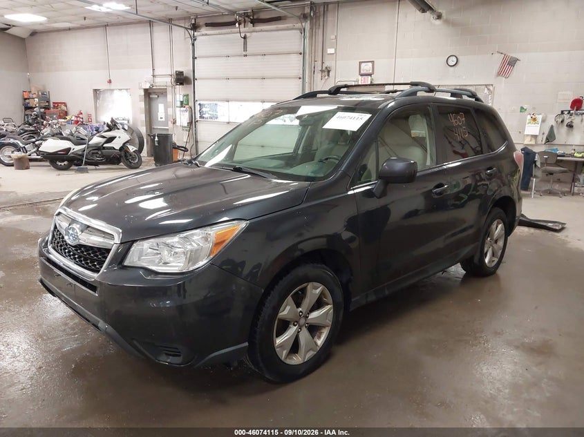 Vin: jf2sjaec6eh433055, lot: 46573662, subaru forester 2.5i premium 20142