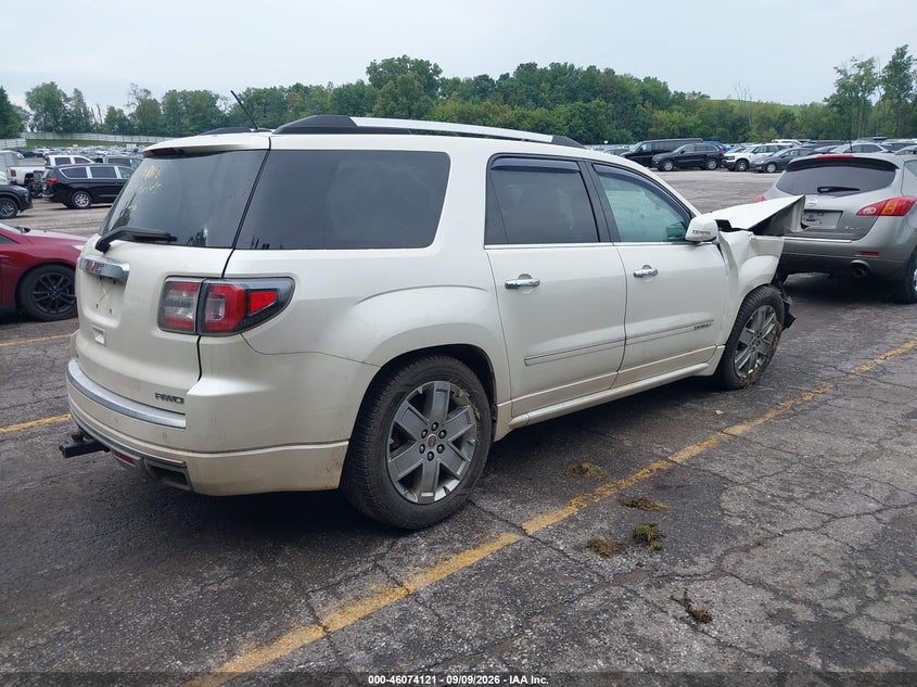 Vin: 1gkkvtkd9fj157013, lot: 46573668, gmc acadia denali 20154