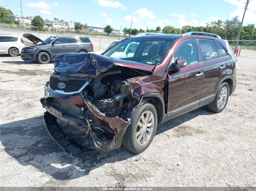 Vin: 5xyku4a27bg116054, lot: 46573690, kia sorento ex v6 20112