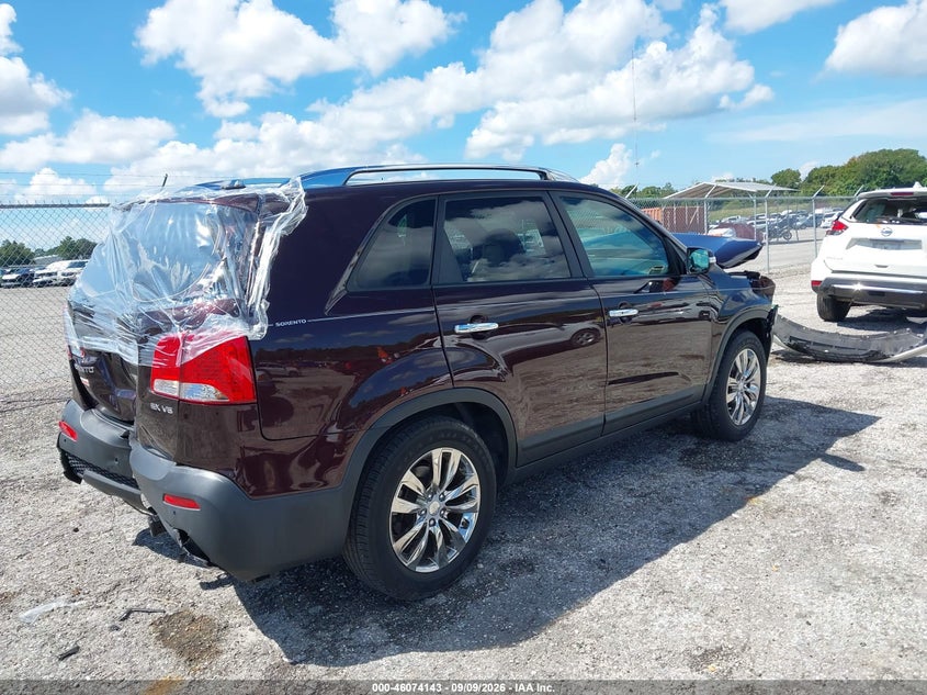 Vin: 5xyku4a27bg116054, lot: 46573690, kia sorento ex v6 20114