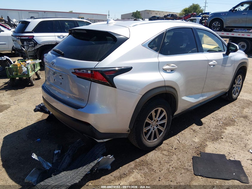 Vin: jtjyarbz6g2043592, lot: 46573701, lexus nx 200t 20164