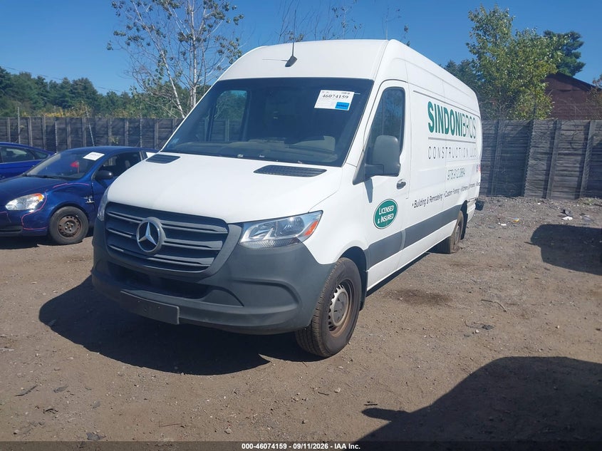 Vin: w1w4echy0lt036843, lot: 46573706, mercedes-benz sprinter 2500 high roof v6 20202