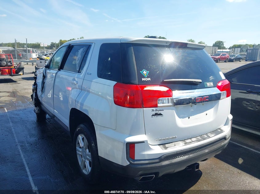 Vin: 2gkalmekxg6234424, lot: 46573717, gmc terrain sle-1 20163