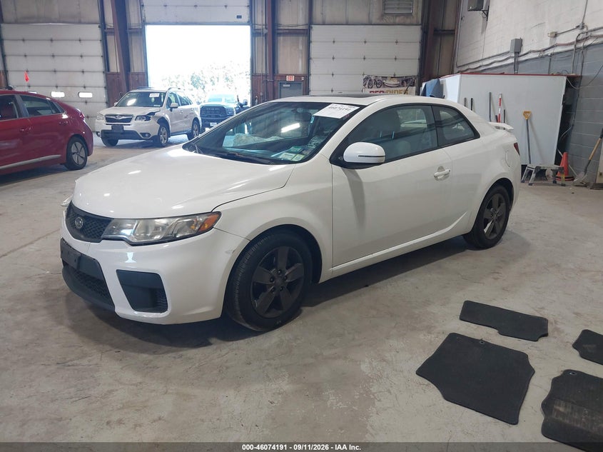 Vin: knafu6a24b5398964, lot: 46573738, kia forte koup ex 20112
