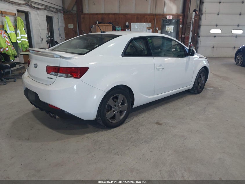 Vin: knafu6a24b5398964, lot: 46573738, kia forte koup ex 20114
