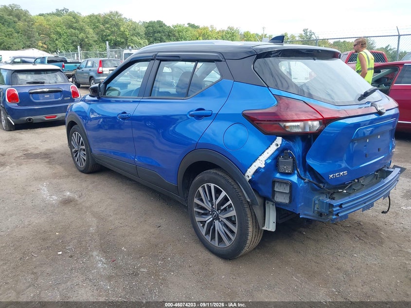 Vin: 3n1cp5cv9rl486999, lot: 46573750, nissan kicks sv xtronic cvt 20243