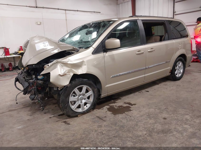 Vin: 2c4rc1bg8cr118385, lot: 46573777, chrysler town & country touring 20122