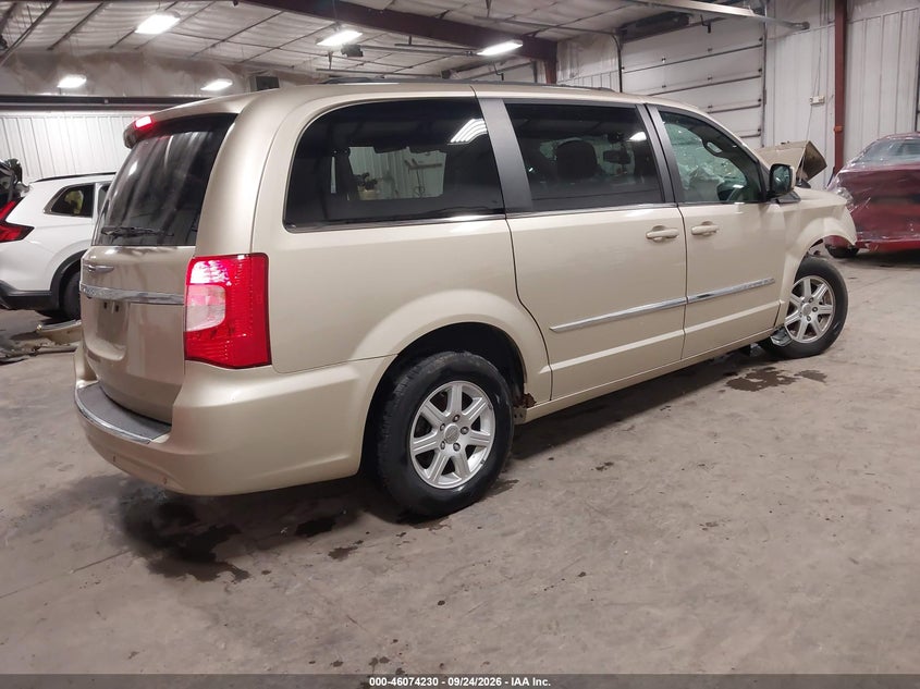 Vin: 2c4rc1bg8cr118385, lot: 46573777, chrysler town & country touring 20124