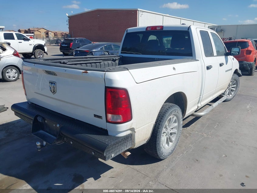 Vin: 1c6rd6fp0cs262782, lot: 46573838, ram 1500 tradesman 20124