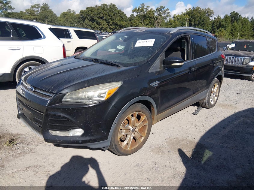 Vin: 1fmcu0j99fuc01844, lot: 46573852, ford escape titanium 20152