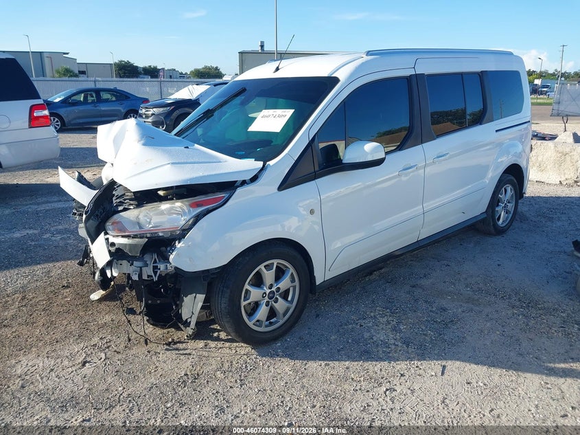 Vin: nm0ge9g76e1156694, lot: 46573856, ford transit connect titanium 20142