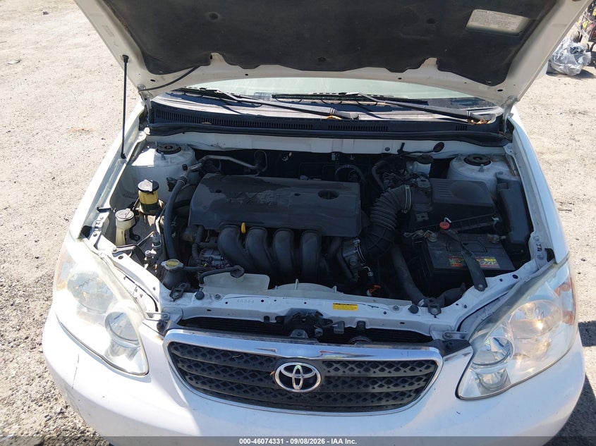 2007 TOYOTA COROLLA SEDAN 1.8L I-4 DOHC, VVT, REGULAR , 126HP