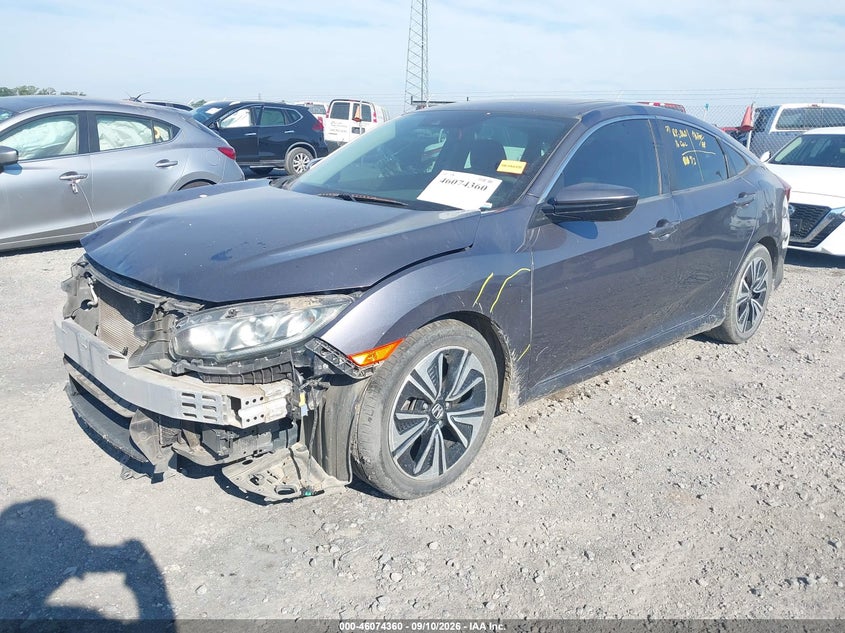 Vin: 19xfc1f43ge031360, lot: 46573907, honda civic ex-t 20162