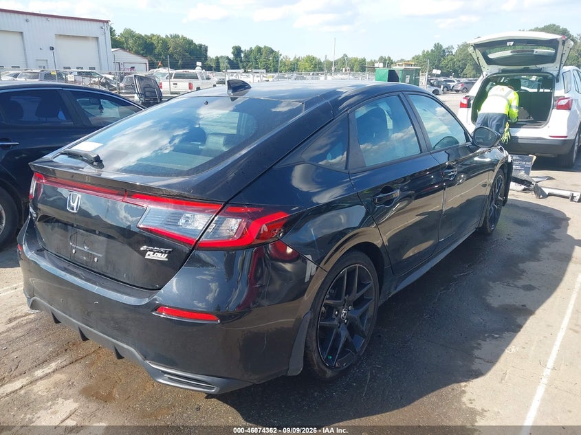 Vin: 19xfl2h87ne003581, lot: 46573909, honda civic sport 20224