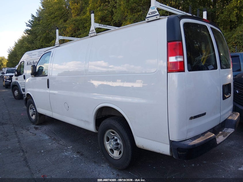 Vin: 1gcwgafp6m1214877, lot: 46573916, chevrolet express cargo rwd 2500 regular wheelbase wt 20213
