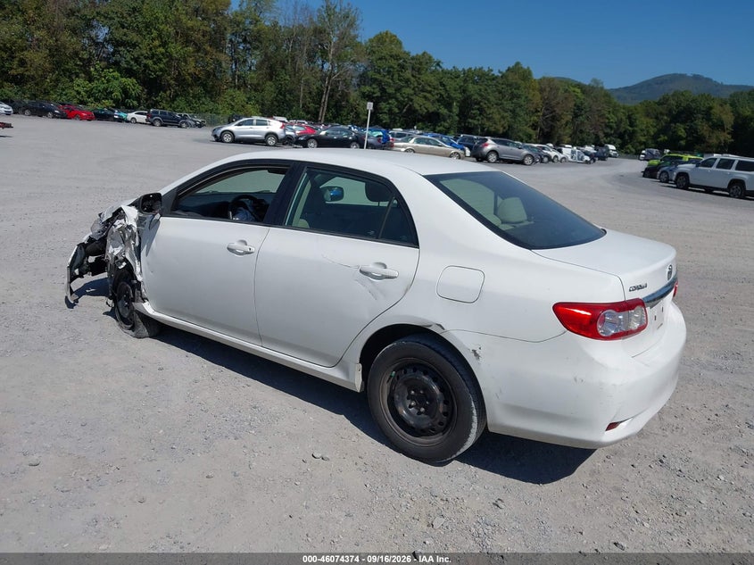Vin: 2t1bu4ee4cc878596, lot: 46573921, toyota corolla le 20123