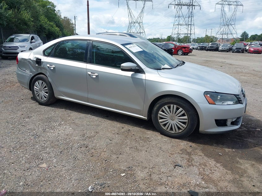 Vin: 1vwap7a32ec026538, lot: 46573940, volkswagen passat 2.5l s 2014 img_1