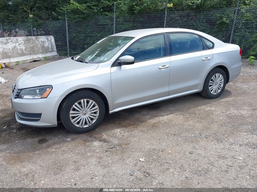 Vin: 1vwap7a32ec026538, lot: 46573940, volkswagen passat 2.5l s 20142
