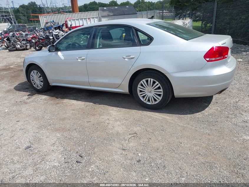 Vin: 1vwap7a32ec026538, lot: 46573940, volkswagen passat 2.5l s 20143