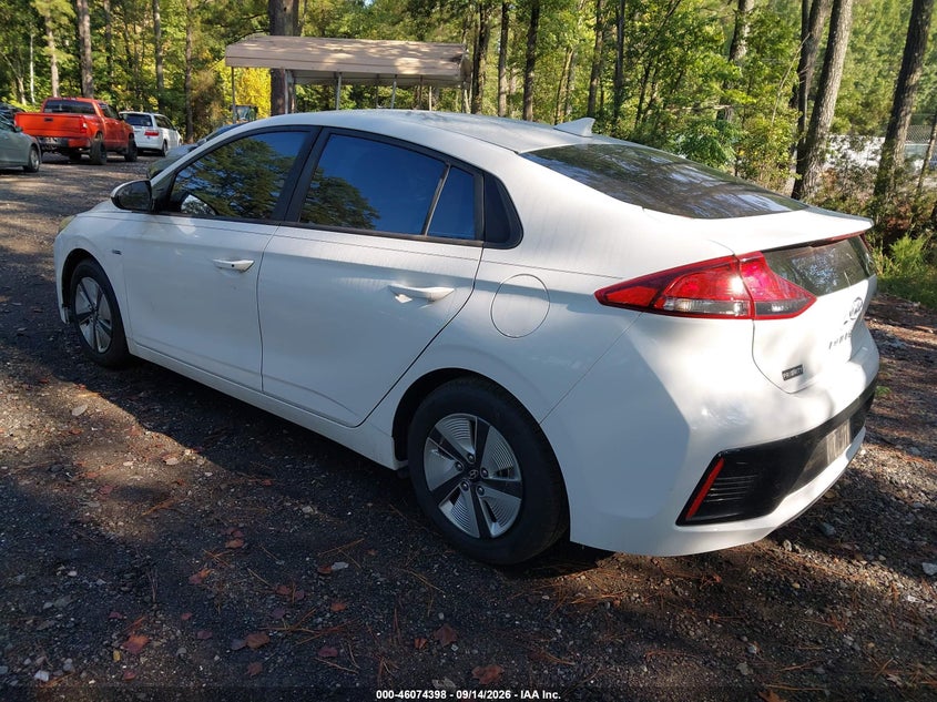 Vin: kmhc65lc4ku110717, lot: 46573945, hyundai ioniq hybrid blue 20193