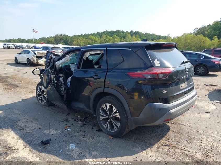 Vin: 5n1at3bb7mc819311, lot: 46573947, nissan rogue sv intelligent awd 20213