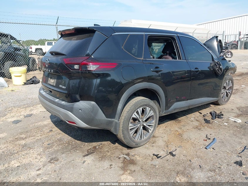 Vin: 5n1at3bb7mc819311, lot: 46573947, nissan rogue sv intelligent awd 20214