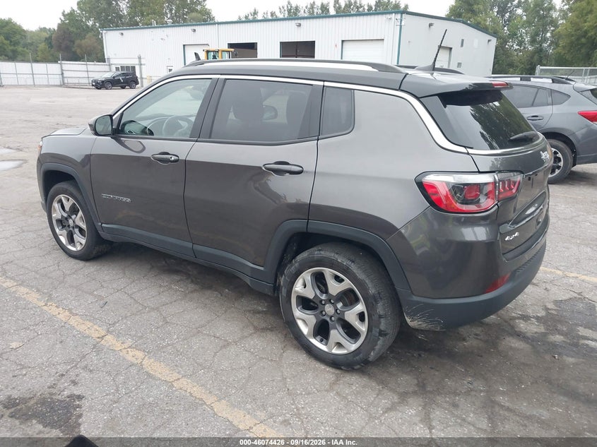 Vin: 3c4njdcb9jt402188, lot: 46573973, jeep compass limited 4x4 20183