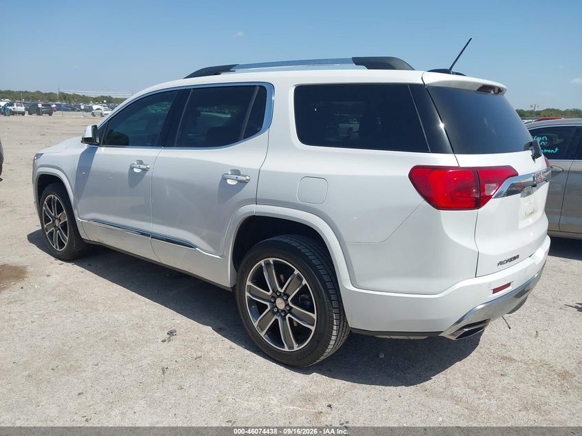 Vin: 1gkknpls6jz144962, lot: 46573985, gmc acadia denali 20183