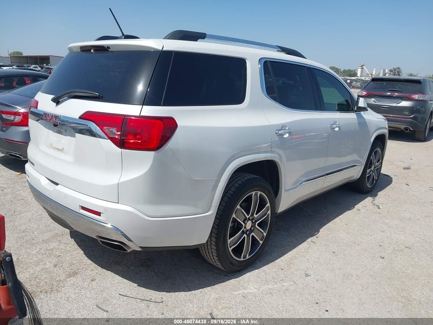 Vin: 1gkknpls6jz144962, lot: 46573985, gmc acadia denali 20184