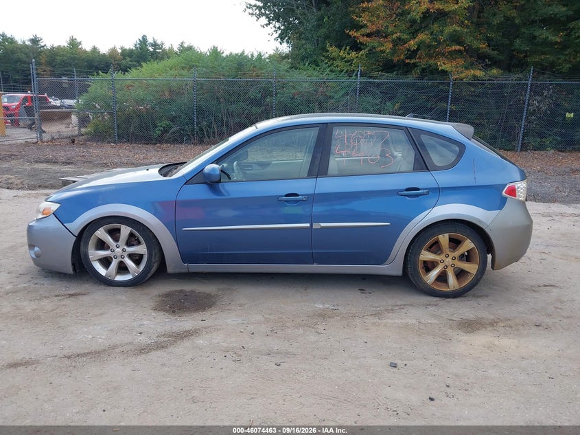 SUBARU IMPREZA OUTBACK SPORT 2008 VIN JF1GH63688H831257
