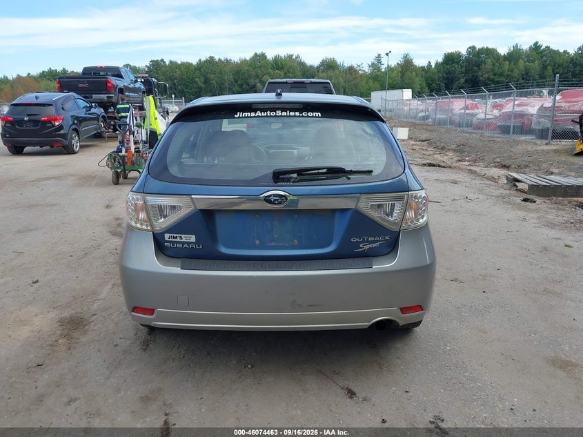 SUBARU IMPREZA OUTBACK SPORT 2008 VIN JF1GH63688H831257