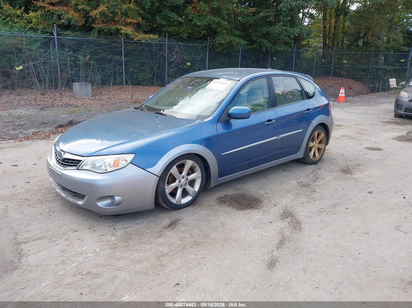 SUBARU IMPREZA OUTBACK SPORT 2008 VIN JF1GH63688H831257