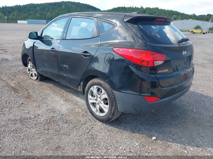 Vin: km8jt3ac0au081724, lot: 46574021, hyundai tucson gls 20103