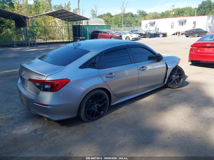 Vin: 2hgfe2f52rh509141, lot: 46574061, honda civic sport 20244