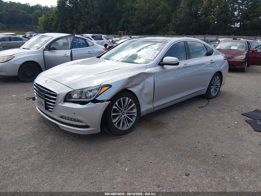 Vin: kmhgn4je6hu180666, lot: 46574077, genesis g80 3.8 20172