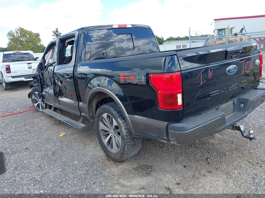 Vin: 1ftew1e5xjfb63994, lot: 46574083, ford f-150 king ranch 20183