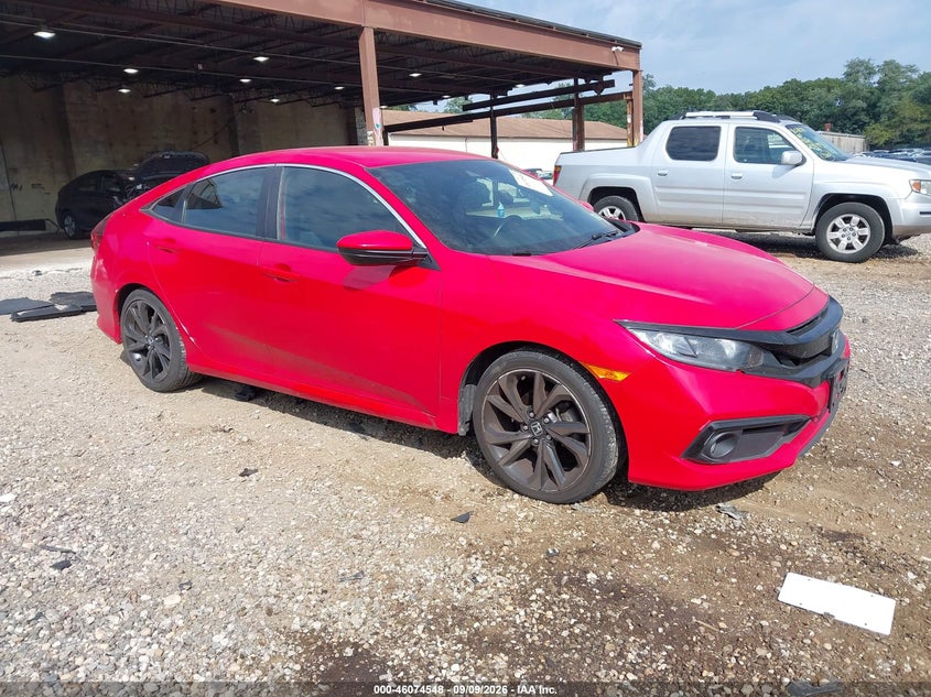 Vin: 2hgfc2f82lh578662, lot: 46574095, honda civic sport 20201