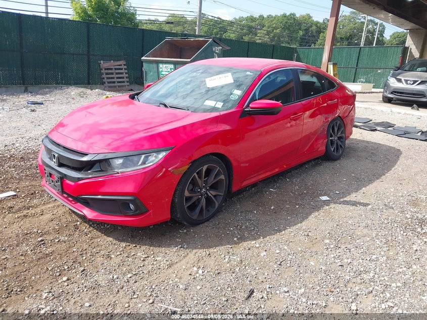 Vin: 2hgfc2f82lh578662, lot: 46574095, honda civic sport 20202