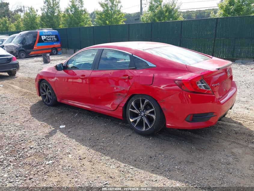 Vin: 2hgfc2f82lh578662, lot: 46574095, honda civic sport 20203